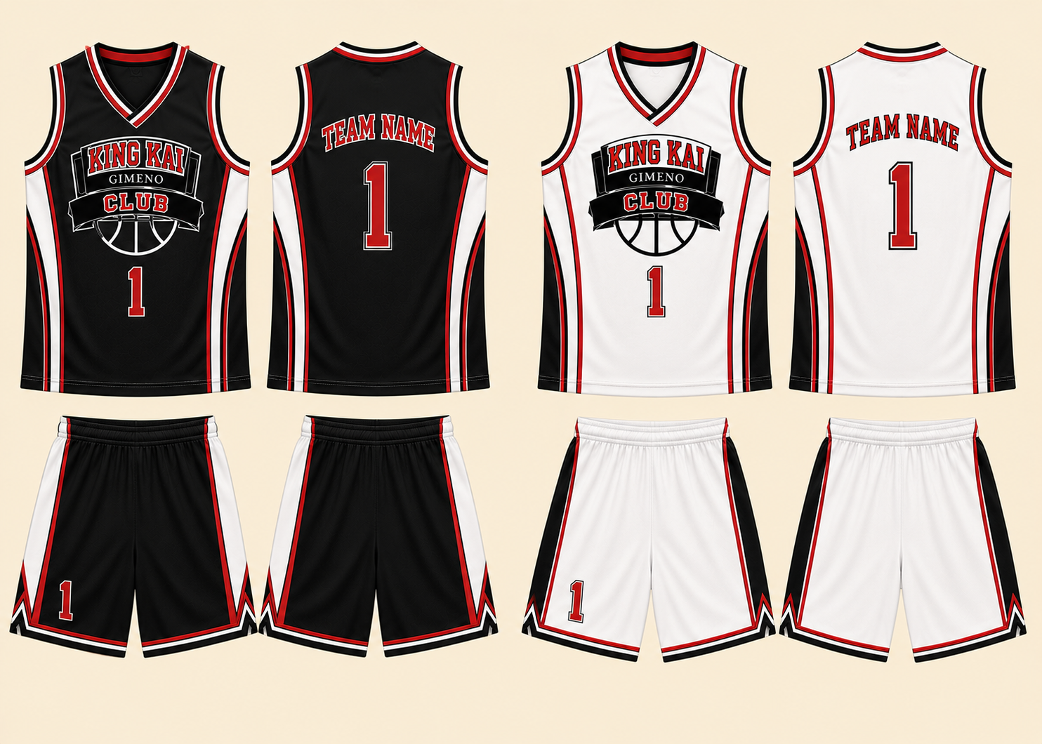 King Kai Gimeno basketball uniform design